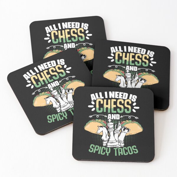 Item preview, All I Need Is Funny Chess Board Game Humor For A Tacos Lover designed and sold by Nessshirts.