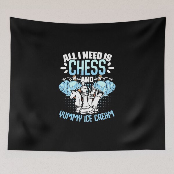 Item preview, All I Need Is Funny Chess Board Game For An Ice Cream Lover designed and sold by Nessshirts.