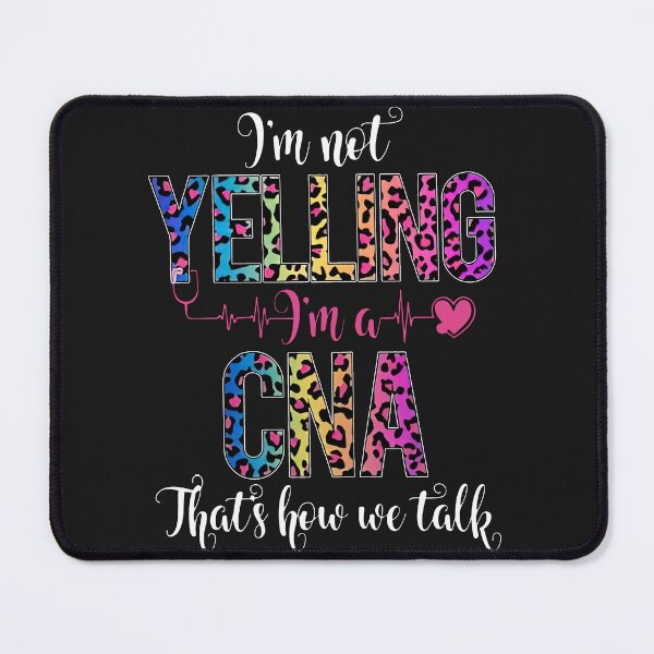 Item preview, CNA Heart Leopard I'm Not Yelling That's How We Talk designed and sold by NaomiTankersly.
