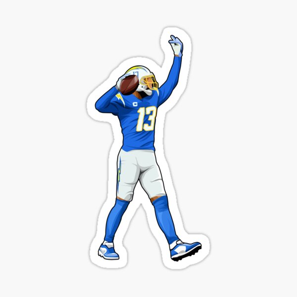 Austin Ekeler Away Jersey Sticker for Sale by designsheaven