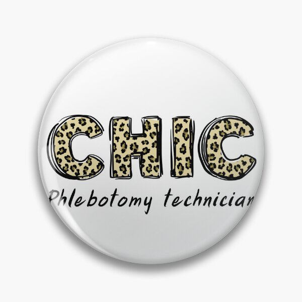 Item preview, Chic Phlebotomy Technician leopard designed and sold by Medisigne.