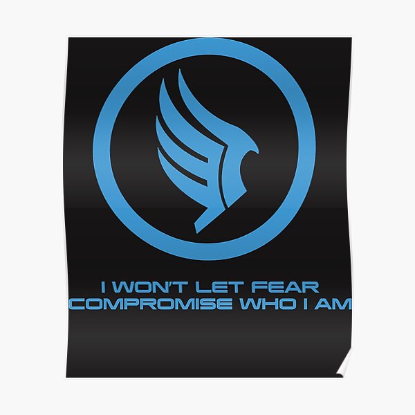 "Mass Effect Commander Shepard Paragon Quote" Poster for Sale by