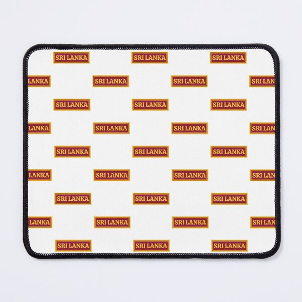 Item preview, Sri Lanka Flag Colours Plate designed and sold by Fed Sher.