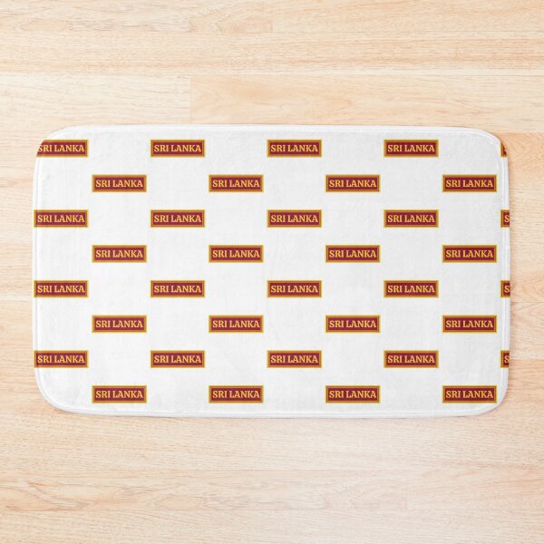 Item preview, Sri Lanka Flag Colours Plate designed and sold by Fed Sher.
