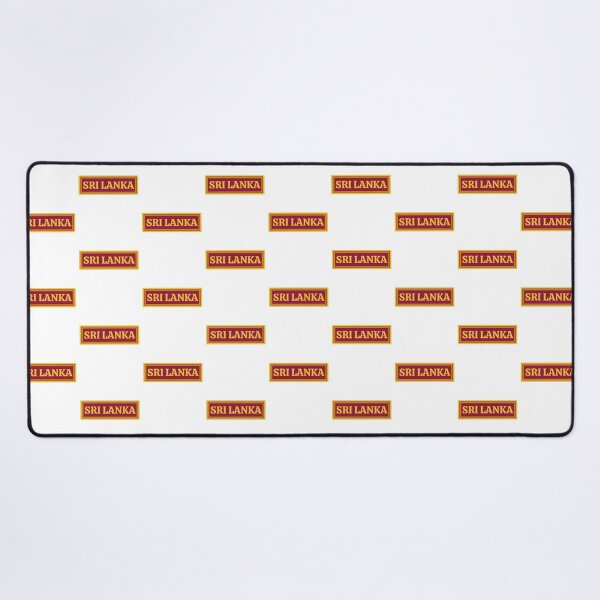 Item preview, Sri Lanka Flag Colours Plate designed and sold by Fed Sher.