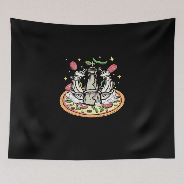 Item preview, Chess Pieces Funny Board Game Enthusiast For A Pizza Lover designed and sold by Nessshirts.