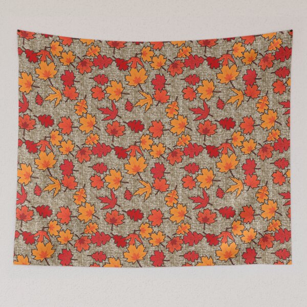 Item preview, Seamless Fall Leaves (Light Tan Background) designed and sold by JadeRyder.