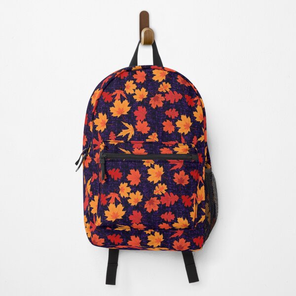 Item preview, Seamless Fall Leaves (Deep Purple Background) designed and sold by JadeRyder.