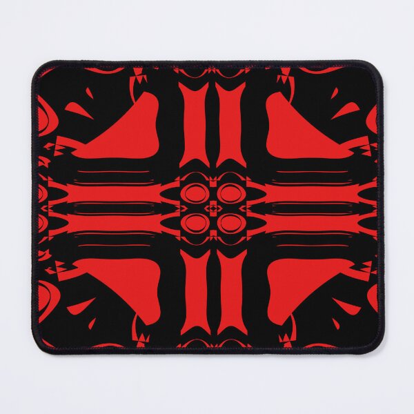 Item preview, Triangle Ellipse Curve Shapes Abstract Art Red designed and sold by AraljanFusion.