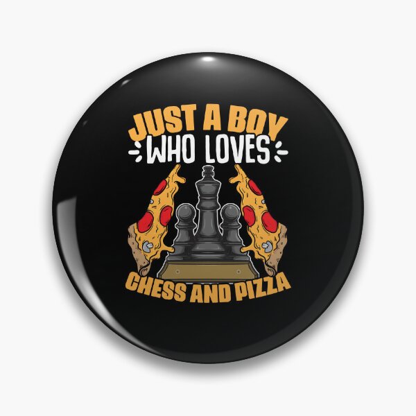 Item preview, Just A Boy Who Loves Funny Chess Board Games For Pizza Lover designed and sold by Nessshirts.