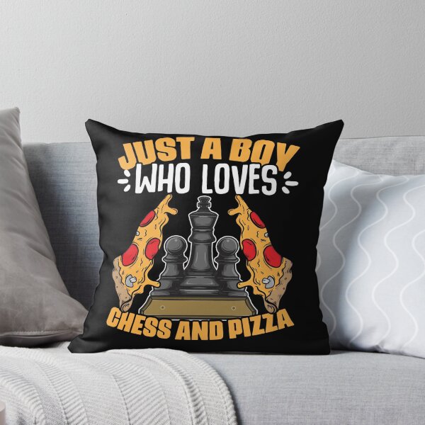 Item preview, Just A Boy Who Loves Funny Chess Board Games For Pizza Lover designed and sold by Nessshirts.