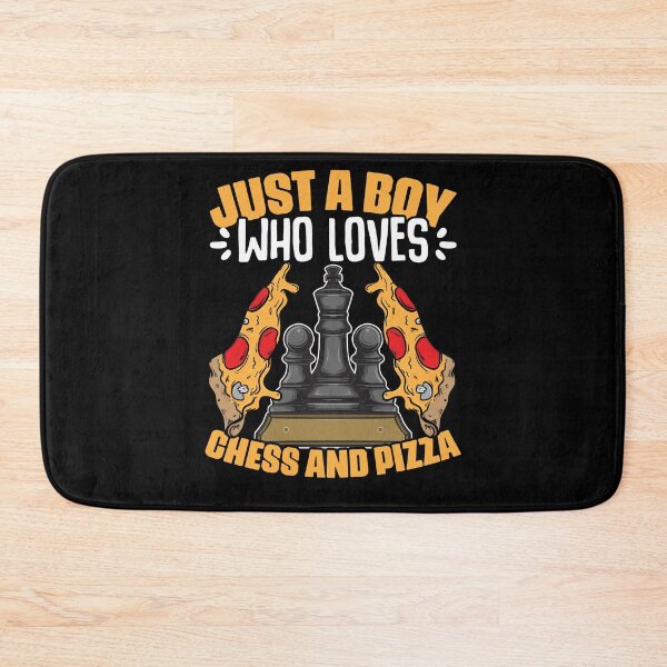 Item preview, Just A Boy Who Loves Funny Chess Board Games For Pizza Lover designed and sold by Nessshirts.