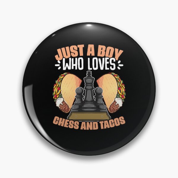 Item preview, Just A Boy Who Loves Funny Chess Board Games For Tacos Lover designed and sold by Nessshirts.