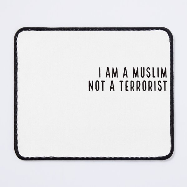 Item preview, I Am A Muslim, Not A Terrorist-(2) designed and sold by Desi-Urdu-Arts.