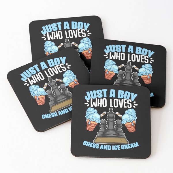 Item preview, Just A Boy Who Loves Funny Chess Game For An Ice Cream Lover designed and sold by Nessshirts.