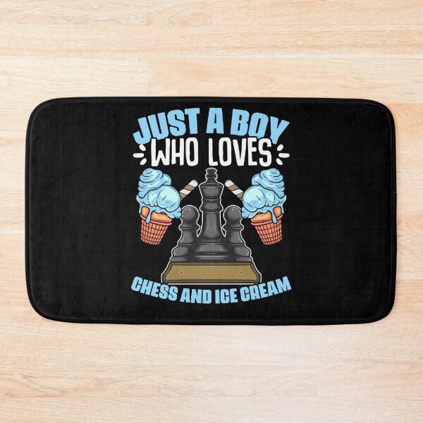 Item preview, Just A Boy Who Loves Funny Chess Game For An Ice Cream Lover designed and sold by Nessshirts.