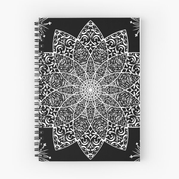Item preview, Mandala, Magic, Pattern, Flower, Nature, Spring, Black, White, Cute pattern, Relaxing designed and sold by Ellecher23.