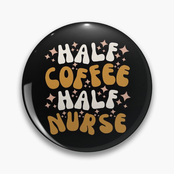 Item preview, Half Coffee Half Nurse designed and sold by SunfullyYours.