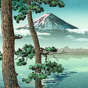Mt Fuji from Lake Kawaguchi by Tsuchiya Koitsu