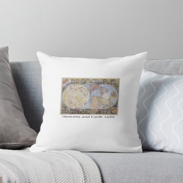 Item preview, Heavens and Earth 1699 Flat Earth Map designed and sold by Peter Gnas.