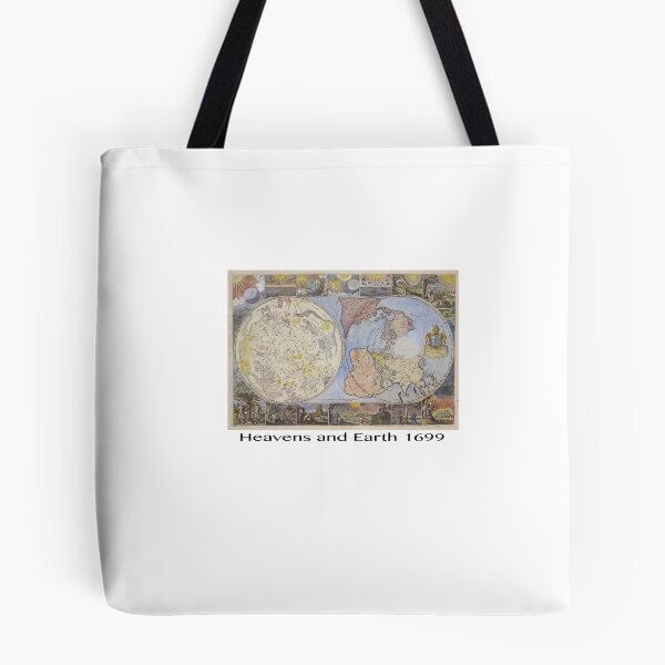 Item preview, Heavens and Earth 1699 Flat Earth Map designed and sold by Peter Gnas.