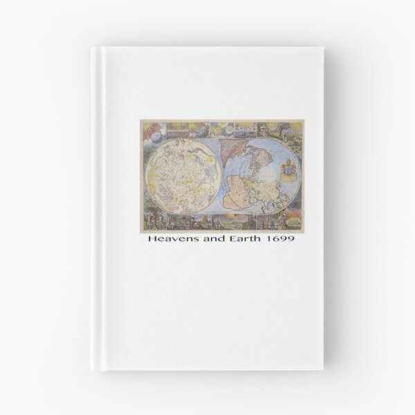 Item preview, Heavens and Earth 1699 Flat Earth Map designed and sold by Peter Gnas.