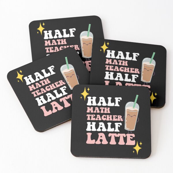 Item preview, Half Math Teacher Half Latte, Cute Coffee Shirt Back To School  designed and sold by Tweizy.