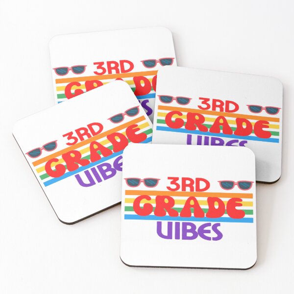 Item preview, Third Grade Vibes Only Back To School Cool Rainbow designed and sold by ImaginedCo.