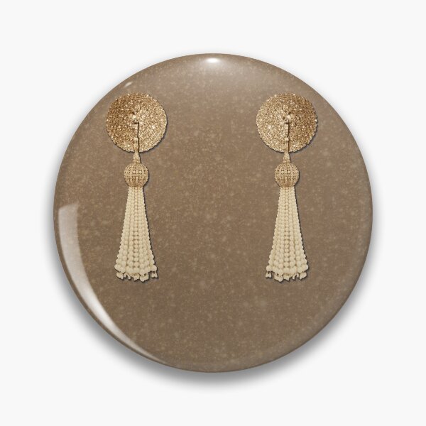 Item preview, Burlesque Tassel Twirl Pasties Gold designed and sold by Xarah.