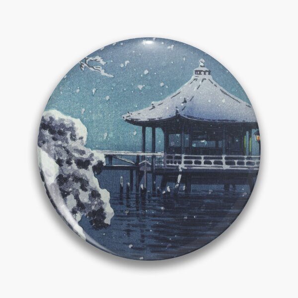 Item preview, Snow at the Ukimido Katada by Tsuchiya Koitsu designed and sold by Takeda-art.