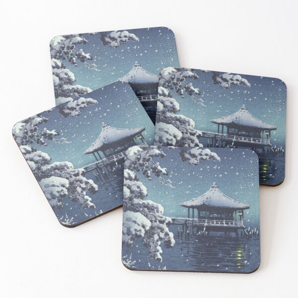 Item preview, Snow at the Ukimido Katada by Tsuchiya Koitsu designed and sold by Takeda-art.