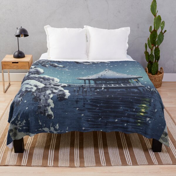 Item preview, Snow at the Ukimido Katada by Tsuchiya Koitsu designed and sold by Takeda-art.