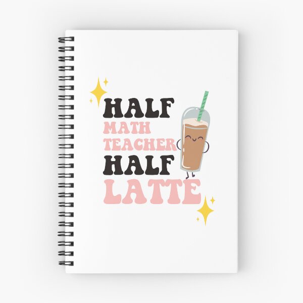 Item preview, Half Math Teacher Half Latte, Cute Coffee Shirt Back To School  designed and sold by Tweizy.