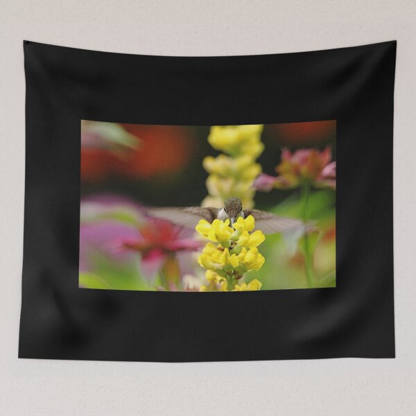 Item preview, Ruby Throated Hummingbird And Lupine designed and sold by Debbie Oppermann.