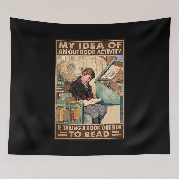 Item preview, My idea of an outdoor activity is taking a book outside to read designed and sold by ALISONABBOTTAU.