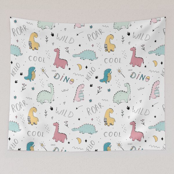 Item preview, Floating Dinosaurs Pattern designed and sold by unorthod0x.