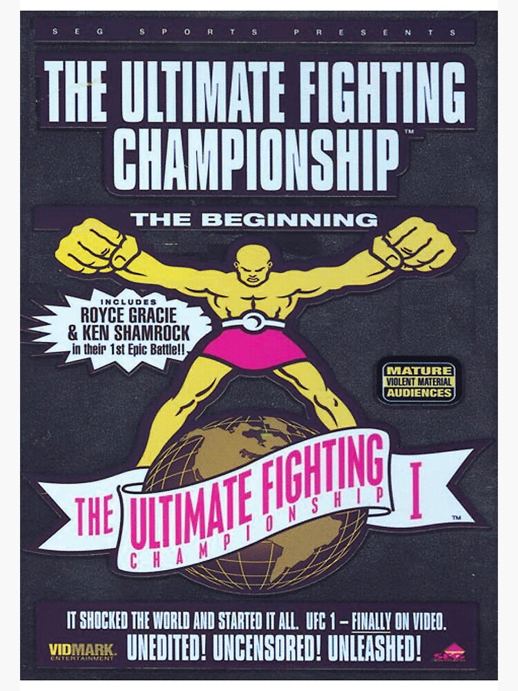Discover UFC 1 - The Beginning Premium Matte Vertical Poster