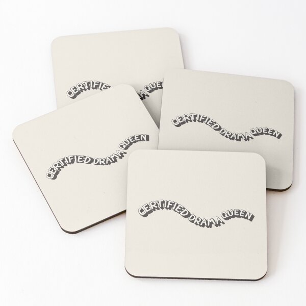 Item preview, Fun Certified drama queen, Wave Slogan For All Drama Queens designed and sold by TrulyEpoque.