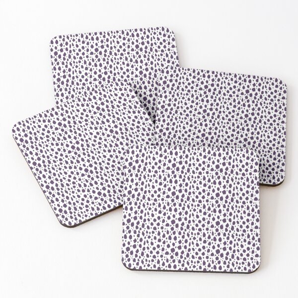 Item preview, White and purple Spot Dalmatian Pattern  designed and sold by Juliewdesigns.