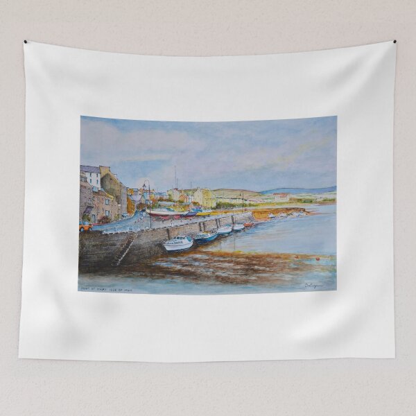 Item preview, Afternoon at Port St Mary on the Isle of Man designed and sold by Dai Wynn Fine Art.