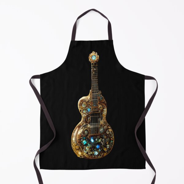 Item preview, Gfab Bfab Gen Ai FFab ABAI Surreal Trends Clothing Steam Punk Electric guitar topaz designed and sold by Surrealtrends.