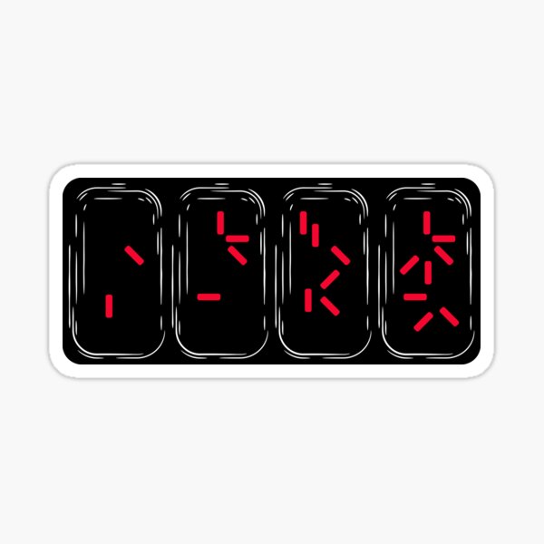 Final Countdown Sticker