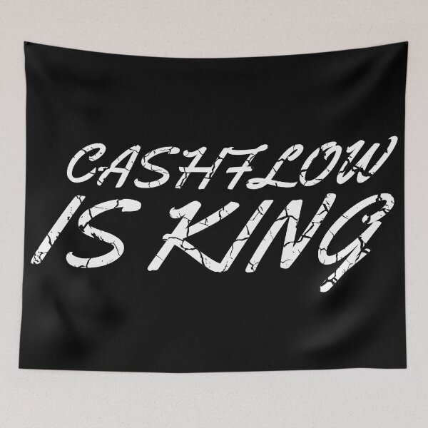 Item preview, Cashflow is King art distressed  designed and sold by KingsManKind.
