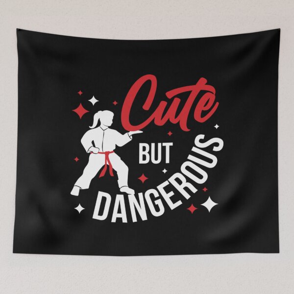 Item preview, Vintage Cute but Dangerous Funny Karate Gift designed and sold by Trostberger.