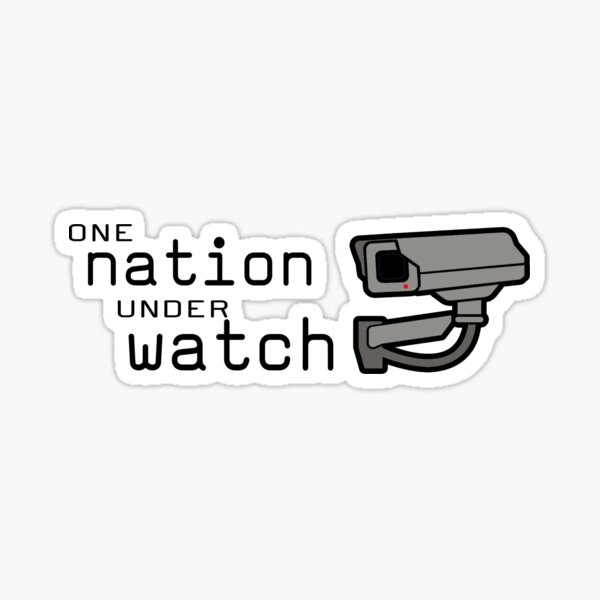 One Nation Under Watch Sticker