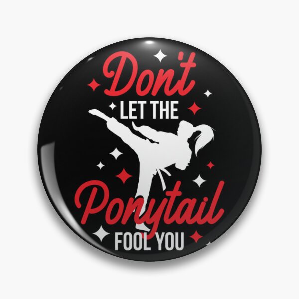 Item preview, Vintage Dont Let the Ponytail Fool You Funny Karate Gift designed and sold by Trostberger.