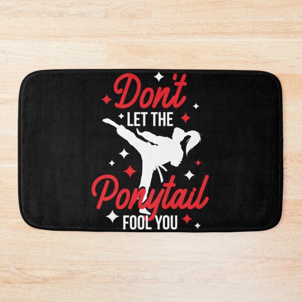 Item preview, Vintage Dont Let the Ponytail Fool You Funny Karate Gift designed and sold by Trostberger.