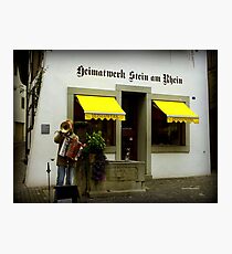 Street Musician in Stein-Am-Rhein Photographic Print