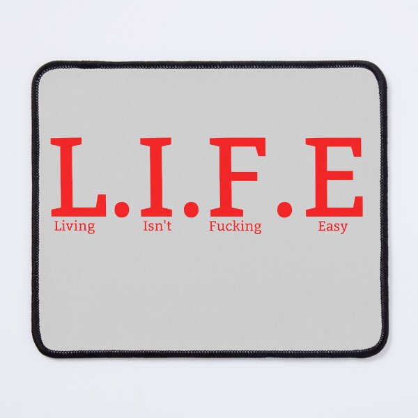 Item preview, Cool L.I.F.E abbreviation meaning red text typography red text design designed and sold by Tshepomuza.