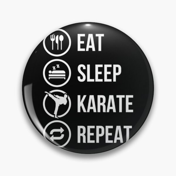 Item preview, Vintage Eat Sleep Karate Repeat Funny Karate Gift designed and sold by Trostberger.